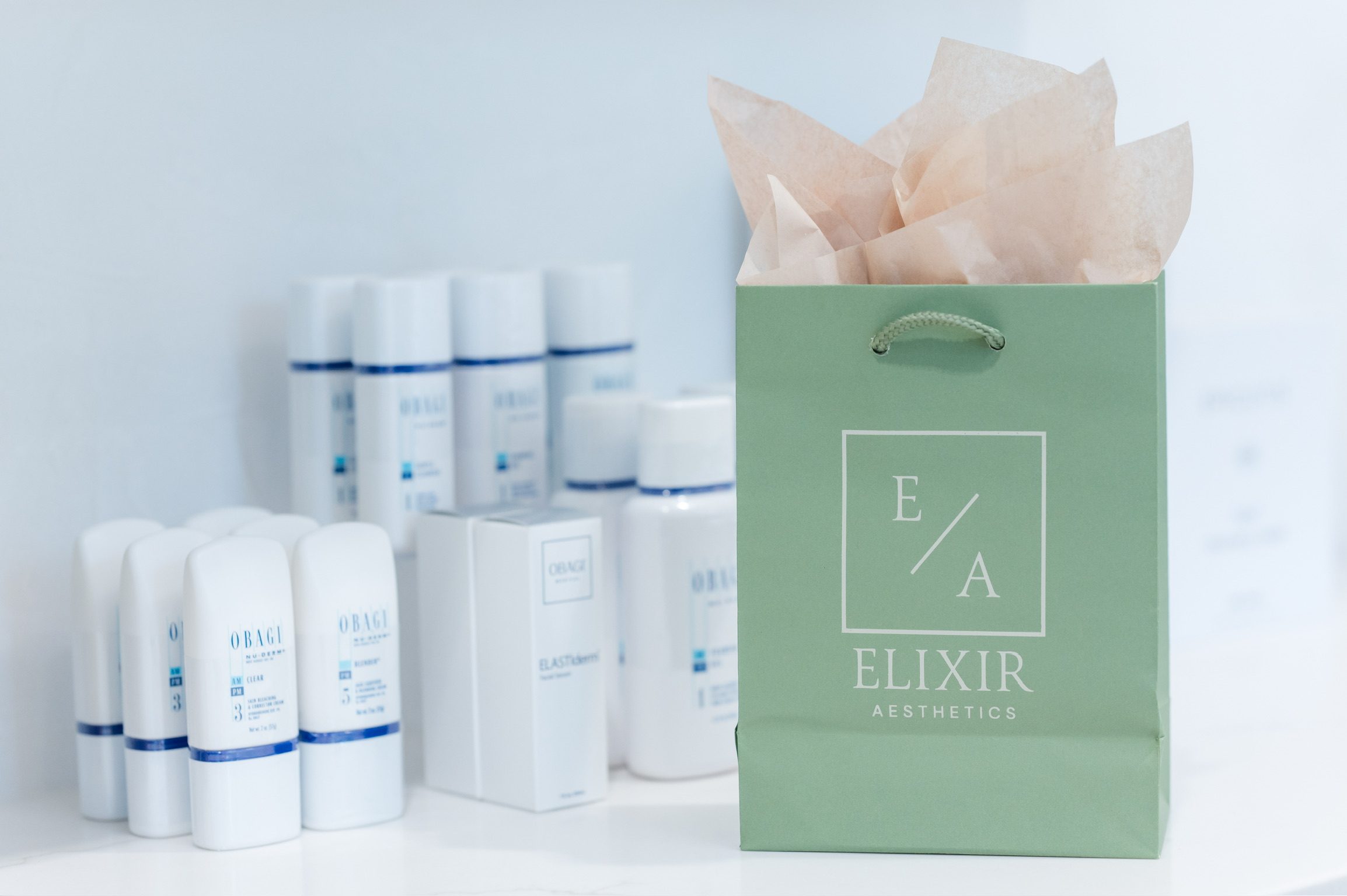 Provider discussing skincare recommendations with a patient